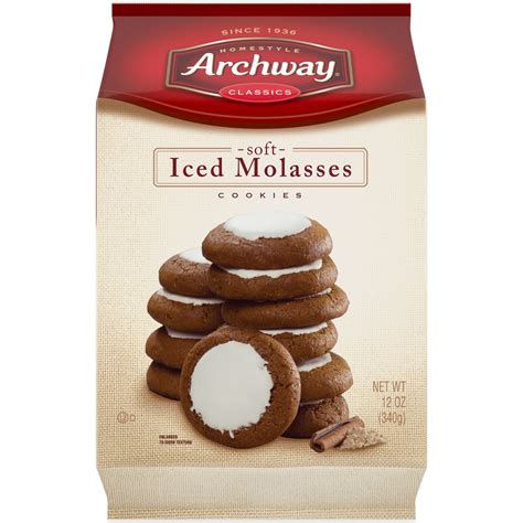 Archway Cookies, Iced Molasses Classic Soft, 12 oz Exp-May-22-2021 ...