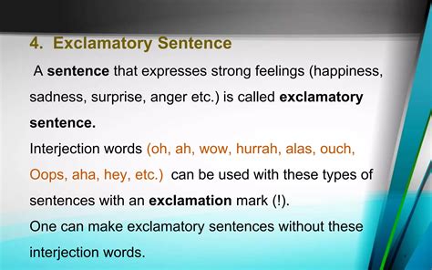 Kinds of sentence | PPTX