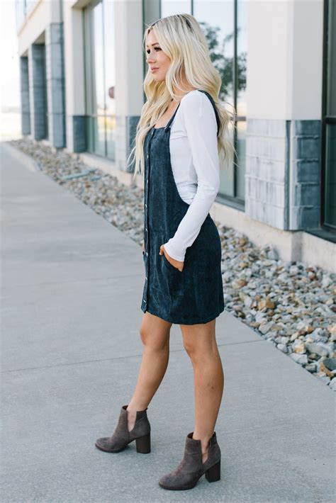 Corduroy Jumper Dress | Winter outfits dressy, Outfits, Clothes