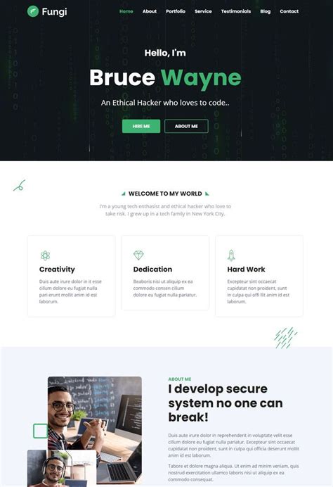 How to Create Personal Webpage On HTML 的图像结果