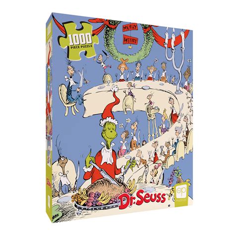Amazon.com: Dr. Seuss "Grinch Feast" 1000 Piece Jigsaw Puzzle ...