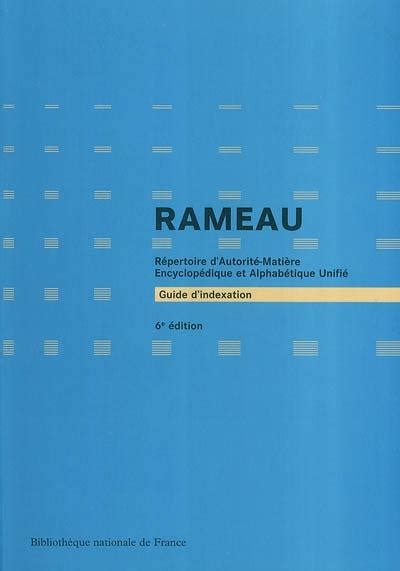 Répertoire d'autorité-matière encyclopédique et alphabétique unifié