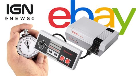 NES Classic Reportedly Sold Every 18 Seconds on eBay During Launch ...