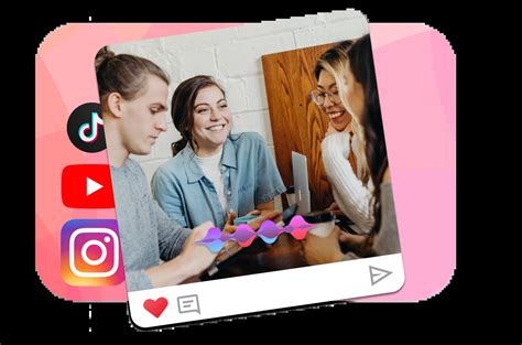 Add audio to video of a smiling woman, with a choice between different language audio such as Englis