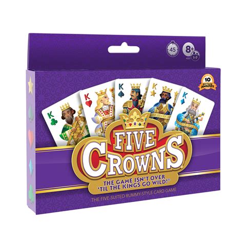 Playmonster Five Crowns Rummy Style Family Card Game Award Winning ...