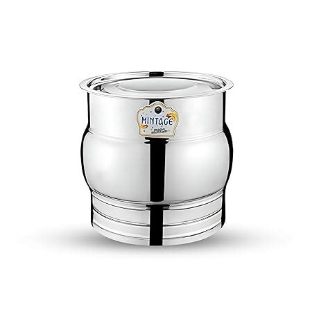 Buy Mintage Apply Pawali 20 LTR Capacity | Kunda Pawale Stainless Steel ...