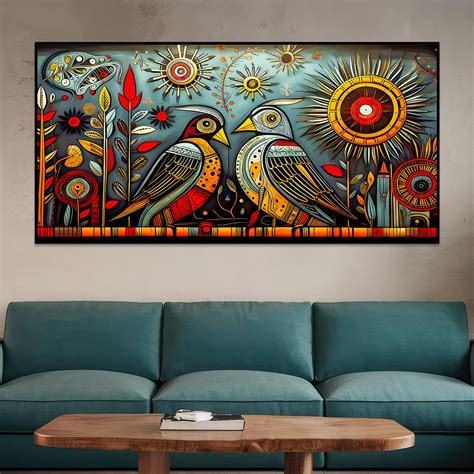 Artistic Bird Wall Painting for Home & Office