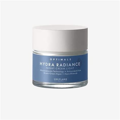 optimals hydra radiance night cream light for all skin types - 50 ml ...
