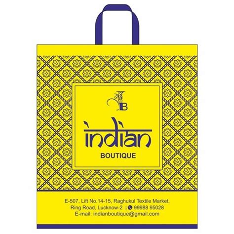 Indian Boutique Lemon Yellow Loop Handle Bag | Bagsguru