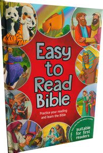 Easy To Read Bible (Practice Your Reading And Learn The Bible): Buy ...