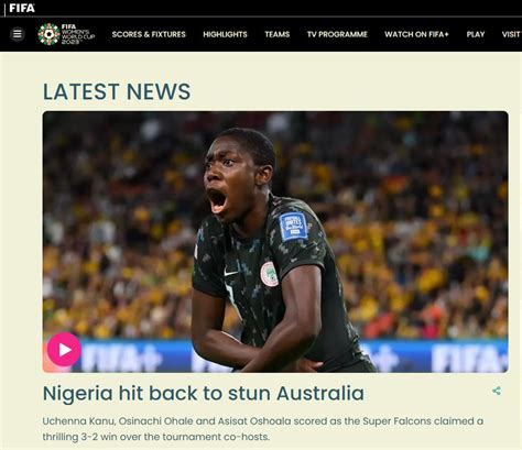 爆冷输给尼日利亚队 澳大利亚队小组出线只剩一条路|澳大利亚|尼日利亚|加拿大_新浪新闻
