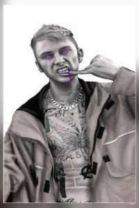 Machine Gun Kelly Mgk Rapper Actor Musician X Matte Finish Poster Paper ...