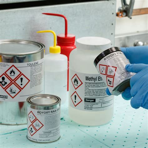 Pre-Print GHS Pictogram Diamond Labels for M7 Printers - 1.9" x 3 ...