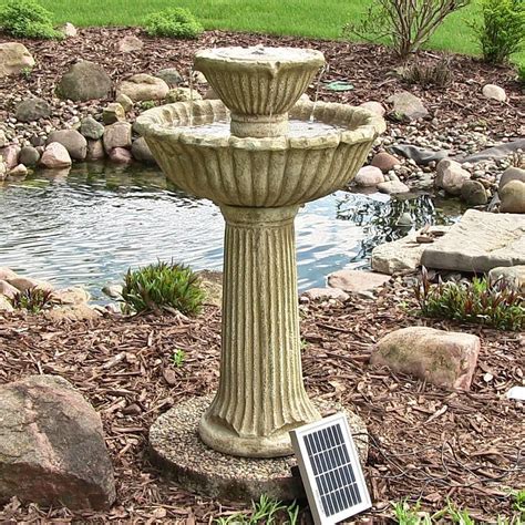 Solar Patio Water Fountains | Fountain Design Ideas | Patio water ...