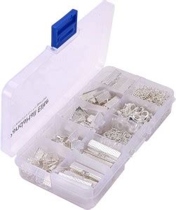 DIY Crafts Jewelry Finding Kits with Ribbon Clamp End, Jump Ring ...
