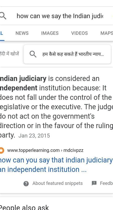 how can we say that India judiciary is indipendent? - Brainly.in
