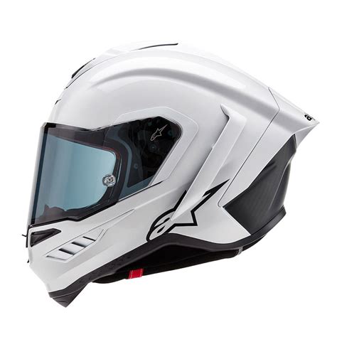 Alpinestars Supertech R10 Solid White Gloss Helmet