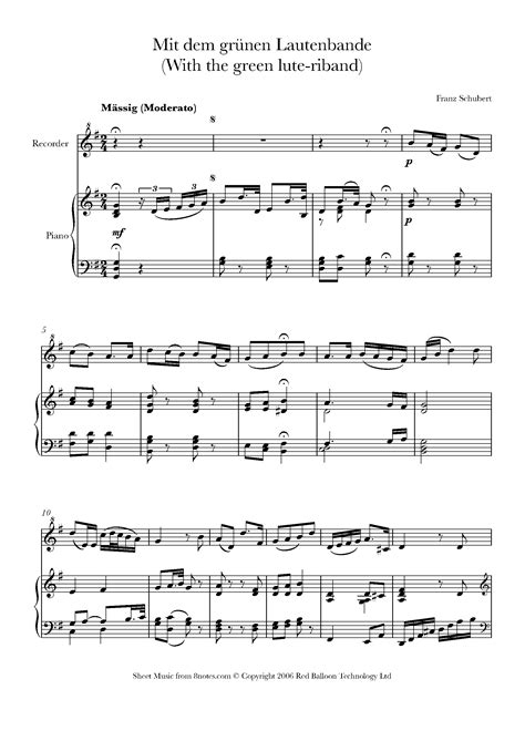Free Printable Recorder Sheet Music