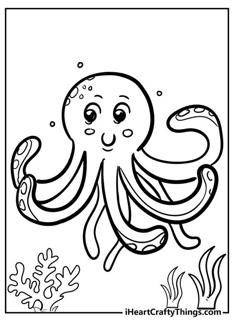 Sea Creatures Coloring Pages Pdf at genmessiahblog Blog