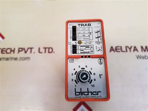 Bircher trab vde 0435 safety relay – Aeliya Marine Tech
