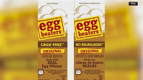 Egg Beaters, liquid eggs recalled over possible bleach contamination ...