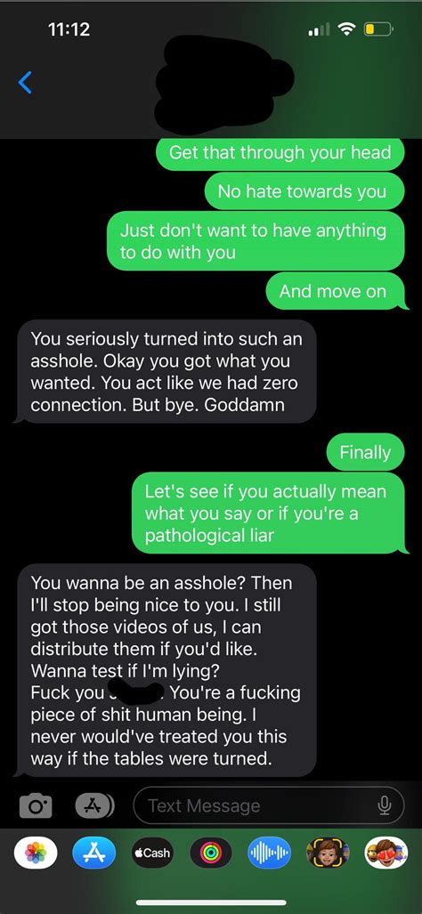 She threatens to leak our nudes after I left due to her cheating. What are my options? : r/creepyPMs