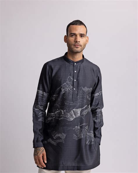 DUNKIRK PRINTED KURTA – countrymade.in