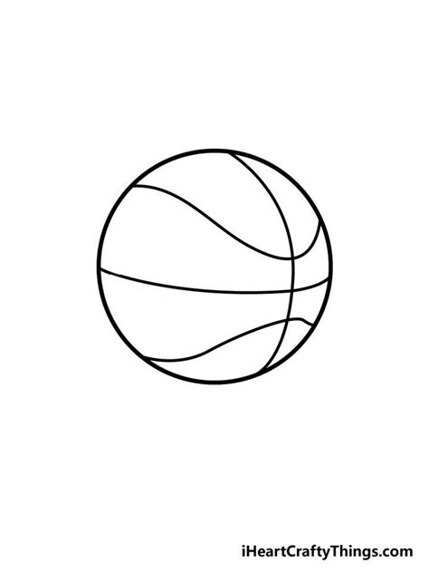 Basketball Simple Drawing 的图像结果