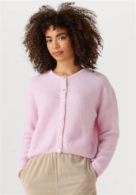 Lichtroze AMERICAN VINTAGE Vest VITOW CARDIGAN | Assem