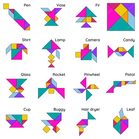 What Is A Tangram Shape - Printable Free Templates