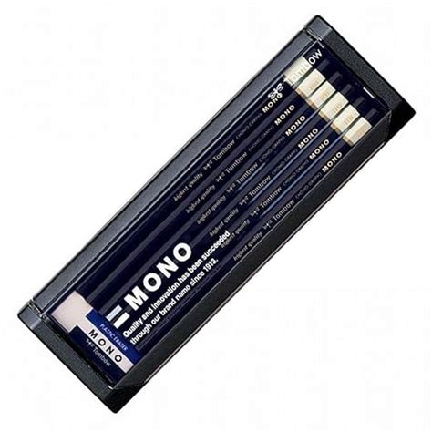Tombow MONO-HB 12 Count Black Graphite Pencil, Round, HB, Retractable ...