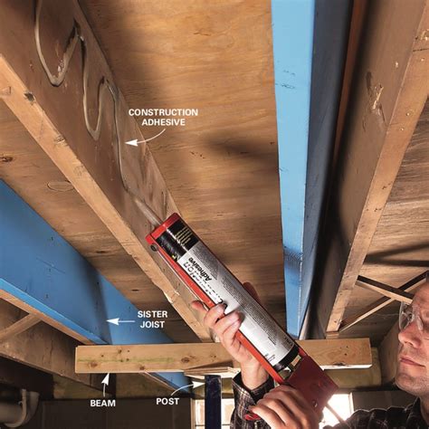 Jacking Up Sagging Ceiling Joists | Shelly Lighting
