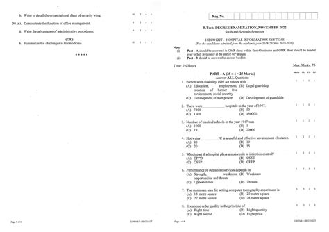 HIS1 - NIL - b. Write in detail the organizational chart of security ...