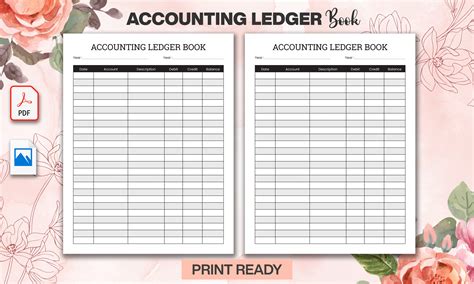 Image result for Ledger Book Examples