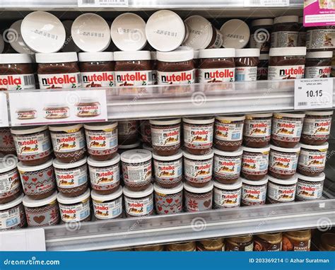 Klang, Malaysia - 26 November 2020 : New Jars of Nutella Ferrero on the ...