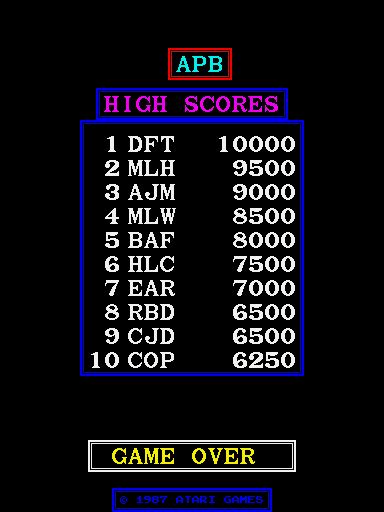 [mdk] APB - All Points Bulletin (rev 1) download for mame 0.284