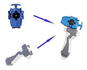 Buy WADE Beyblades Toys Launcher and Grip, Gyro Right Burst Starter ...