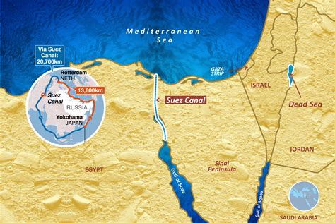 Suez Canal Map: Bridging Continents & Fueling Trade | Mappr
