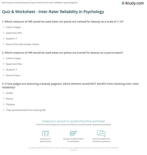 Inter-Rater Reliability Psychology 的图像结果