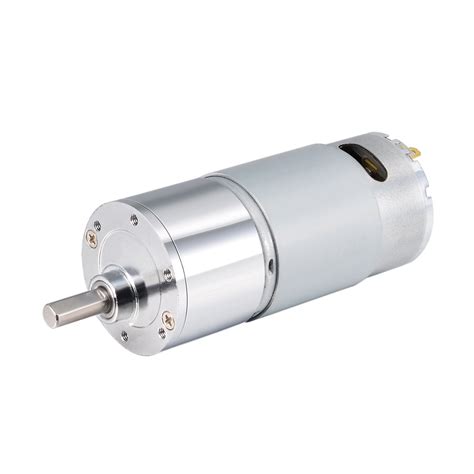 uxcell 24V DC 300 RPM Gear Motor High Torque Electric Reduction Gearbox ...
