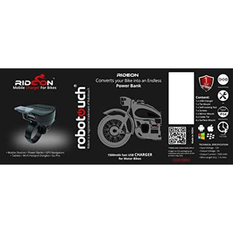 Robotouch Rideon Pro Bike Charger Price in India, Specs, Reviews ...
