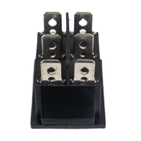 Buy 16A 250V DPDT ON-ON Rocker Switch with Indicator Light (Red) at ...