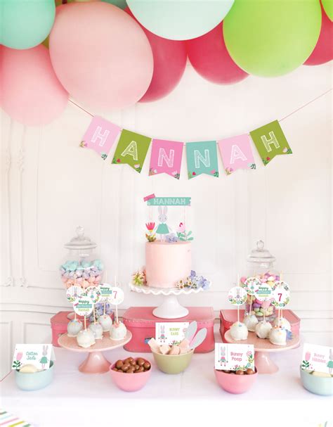 Bunnies / Rabbits / Birthday "Hannah's Bunny Bonanza Birthday Party" | Catch My Party