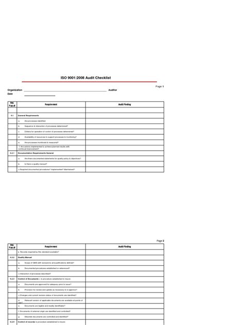 Image result for Quality Management System Process Paperwork Checklist