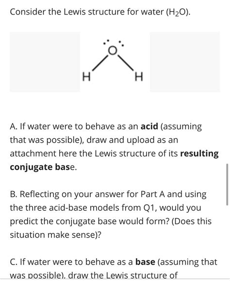 Water Lewis Structure