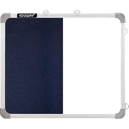 Eduway Combination Board 2X2 Feet (Non Magnetic Whiteboard with Blue ...