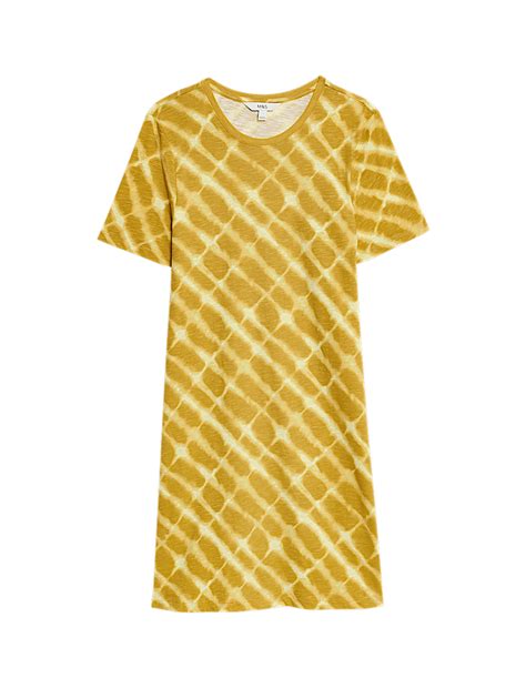 Buy Pure Cotton Printed Mini T-Shirt Dress at Marks & Spencer
