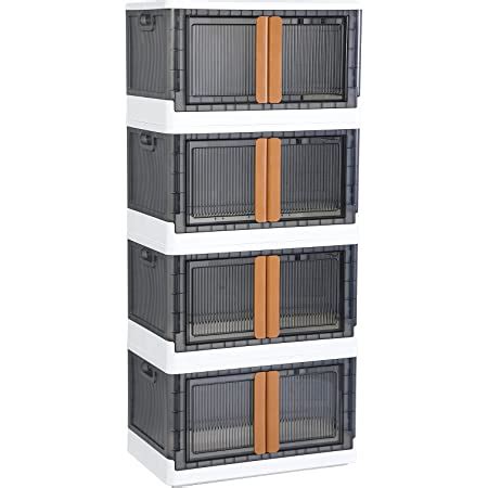 AVIAXO Storage Bins with Lids, Stackable Storage Bins with Wheels ...