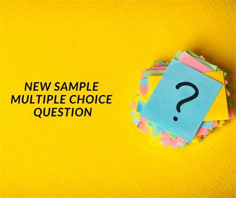 Image result for Sample Multiple Choice Questions