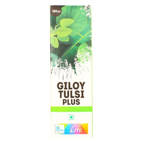 Apollo Life Giloy Tulsi Plus Juice, 500 ml Price, Uses, Side Effects ...